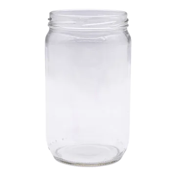 Pot en verre cylindrique 950g - 720ml TO82