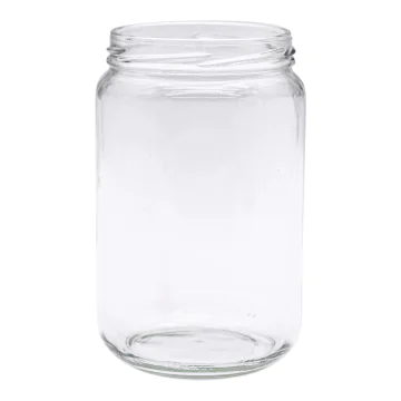 Pot en verre cylindrique 750ml pour miel et confitures to82