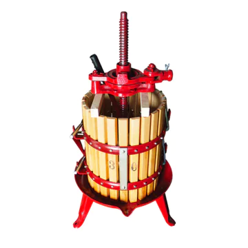 Pressoir à miel bois acier avec mécanisme cliquet - extraction traditionnelle