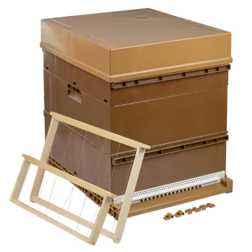 Ruche Dadant 10 cadres plastique complète