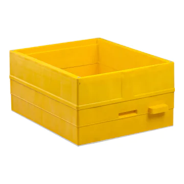 Corps de ruche langstroth en plastique isolé avec bandes lisses