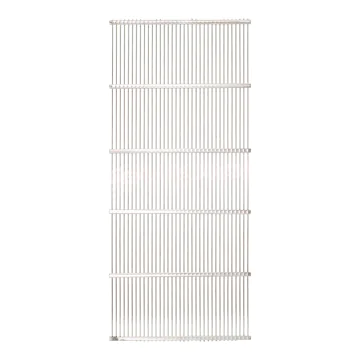Grille à reine métallique sans cadre pour ruchette 5 cadres dadant & langstroth (220 x 500 mm)