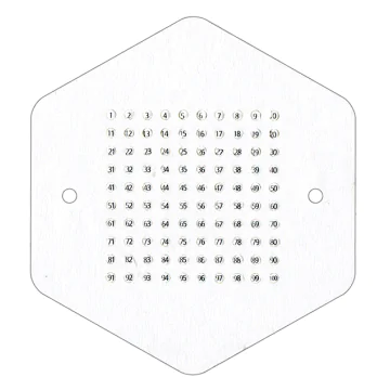 Pastilles blanches numérotées 1-99 pour marquage reines apiculture