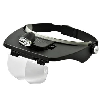 Loupe serre-tête led pour greffage apicole et élevage de reines