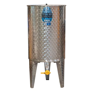Maturateur miel inox 150l sur pieds - évacuation totale 200kg
