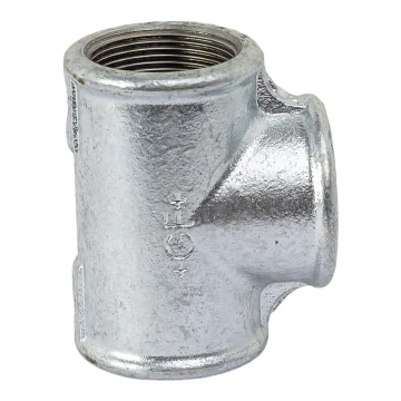 Té raccord tuyauterie acier galvanisé ø 40x49 mm