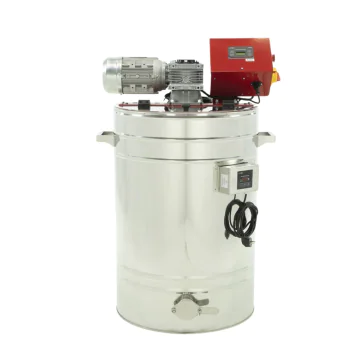 Mélangeur miel professionnel double cuve inox 150l - température contrôlée