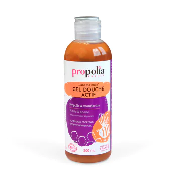 Gel douche actif bio à la propolis et mandarine propolia - 200 ml