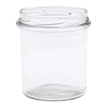 Pot en verre avec collerette 350 ml - TO82