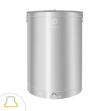 Maturateur miel inox icko 250 kg évacuation totale avec robinet