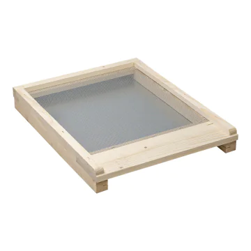 Palette 144 plateaux anti-varroa 10 cadres ruchéco avec lange métallique