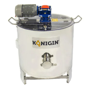 Mélangeur à miel chauffant königin 50l - double paroi inox programmable