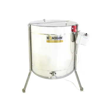 Extracteur miel électrique radiaire Königin 8 cadres Dadant hausse - 250W réversible