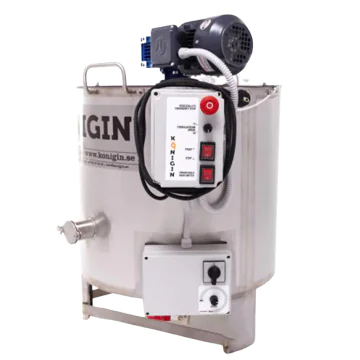 Mélangeur chauffant miel königin 100l cuve inox double paroi
