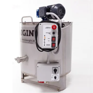 Mélangeur à miel chauffant 200 l königin - cuve inox professionnelle