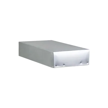 Palette de 100 - Toit en tôle pour ruchette 6 cadres Dadant - 265 x 510 x 105 mm