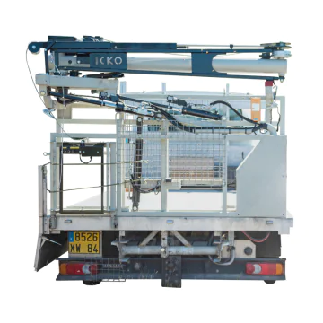 Grue Easyloader 125/180 avec rallonge et frein de rotation - Largeur 3,60 m - API ÉQUIPEMENTS