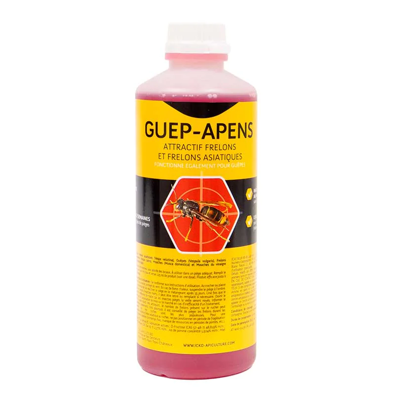 Appât liquide pour piège à guêpes et frelons asiatiques Guep'apens - Concentré à diluer 500 ml