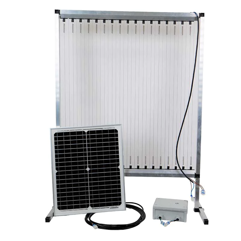 Harpe électrique pour frelon asiatique avec panneau solaire - Apitronica