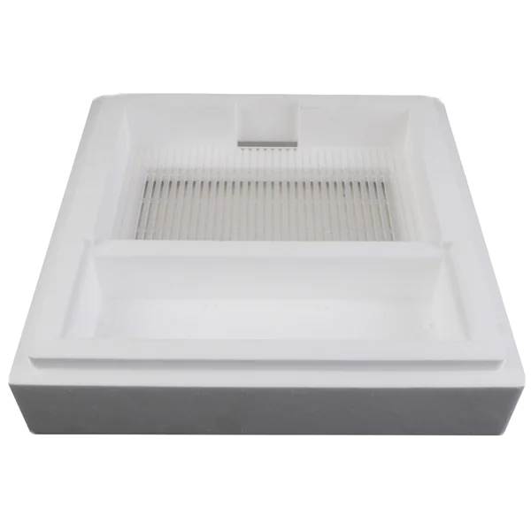 Plateau avec nourrisseur pour nucléi miniplus - polystyrène ventilé