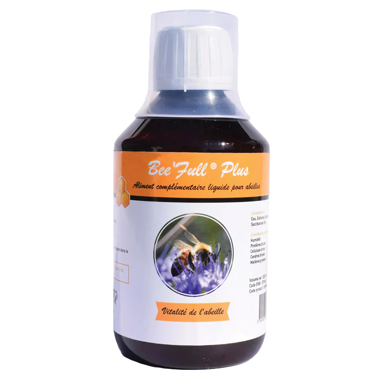 Beefull plus - aliment complémentaire pour abeilles 250ml - Nouvelle formule