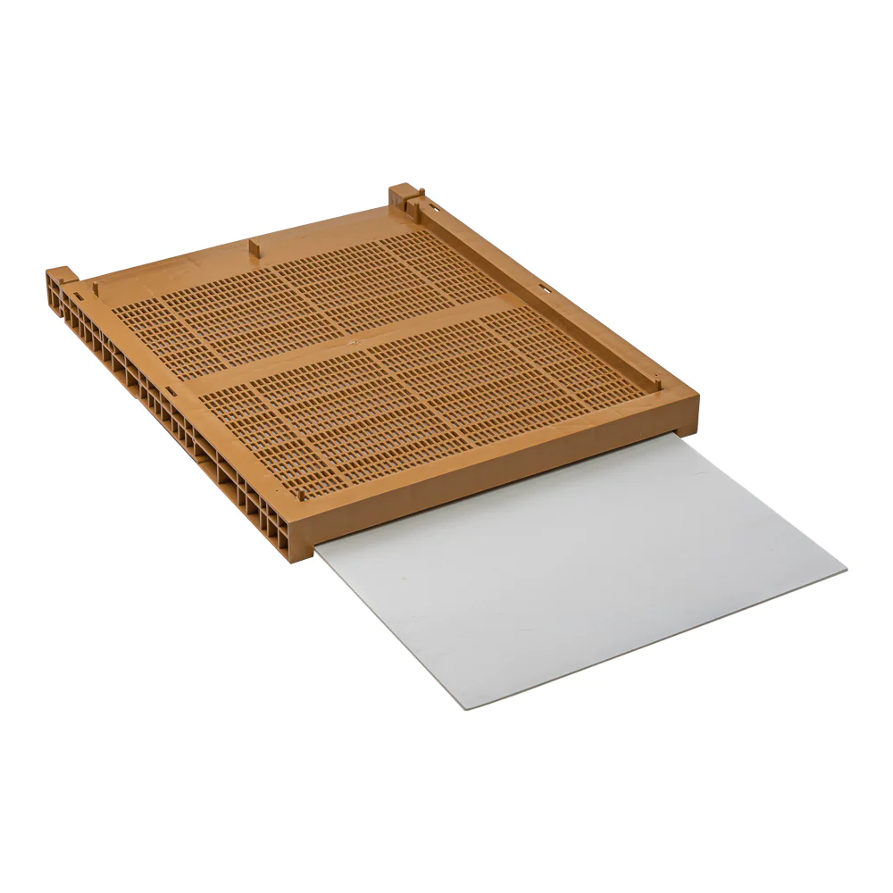 Plaque de fermeture plateau anti-varroa 10 cadres nicot