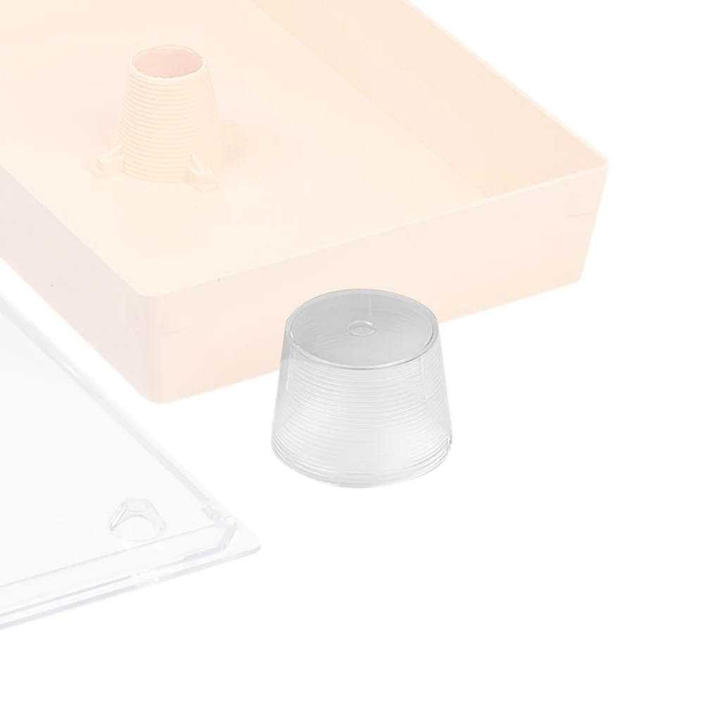 Gobelet plastique anti-noyade pour nourrisseur lorho carré et rectangulaire