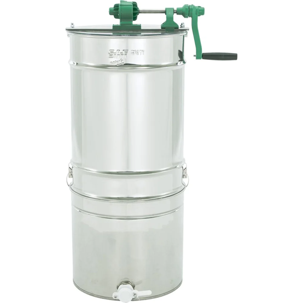 Extracteur manuel tangentiel compact 3-en-1 SAF - 4 hausses / 2 corps dadant