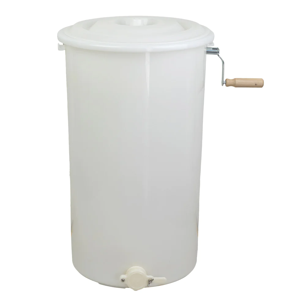 Extracteur à miel manuel Bee Mini 2 cadres Dadant hausse / Langstroth