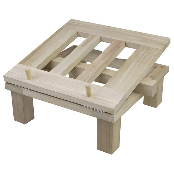 Support en bois inclinable pour maturateur