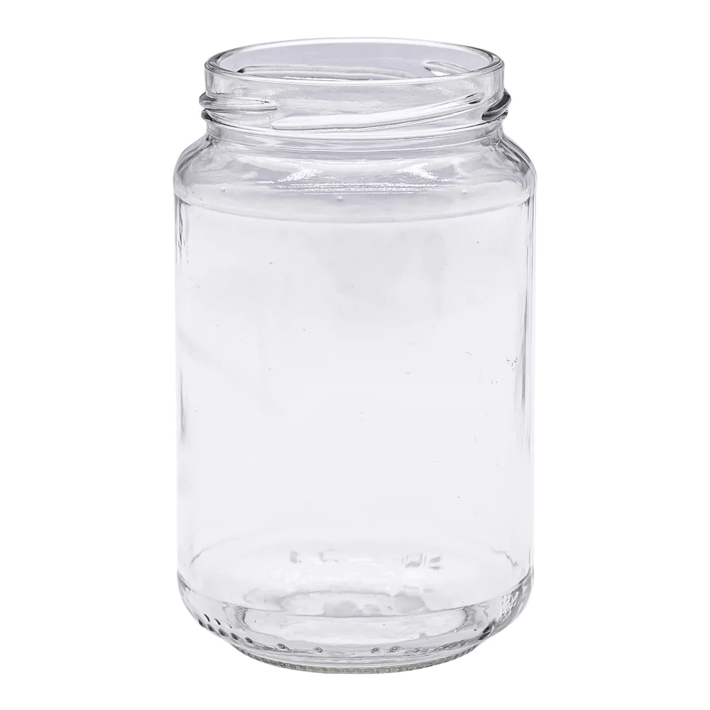 Pot en verre cylindrique 500g (370ml) Réserve TO63