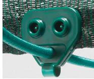 Œillet de fixation green button pour filet de transhumance rucher