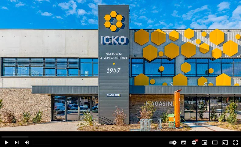 Visite des locaux ICKO Apiculture en vidéo