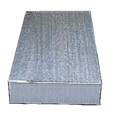 Toit tôle pour ruchette Dadant 6 cadres 285x510x80 mm