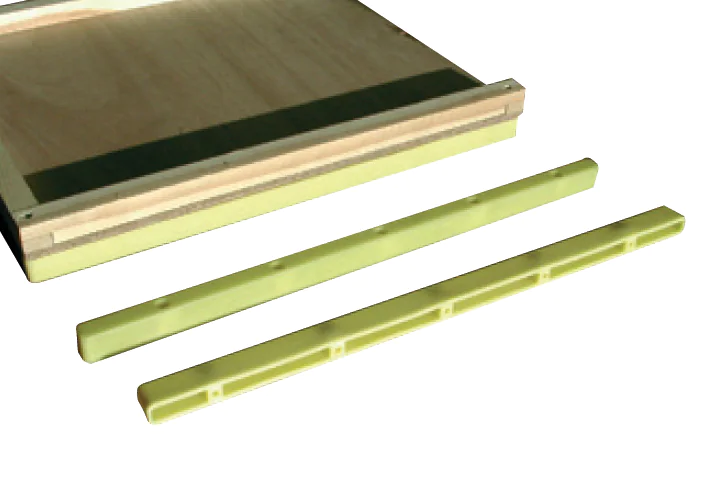 Pieds plastique pour plateau de ruche - paire 490mm