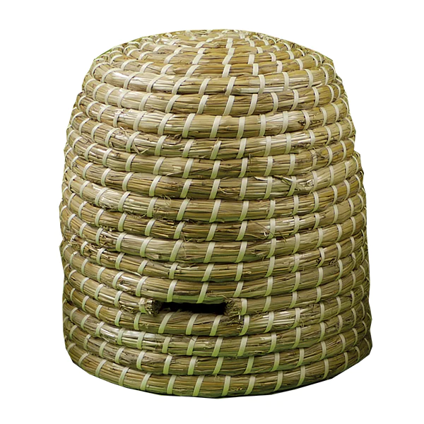 Ruche en paille traditionnelle modèle moyen 300x300mm