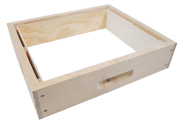 Hausse en bois dadant 10 cadres pour sections ross round