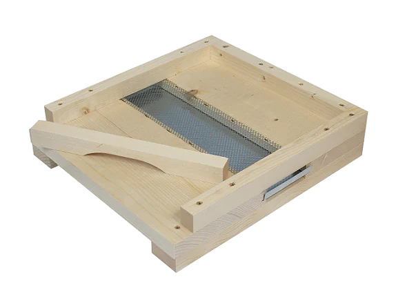 Plateau aéré warré standard ruchéco - aération arrière anti-humidité