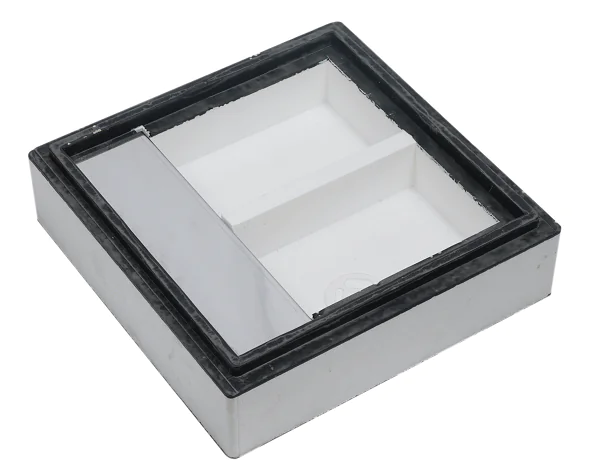 Nourrisseur couvre-cadres polystyrène miniplus lyson - 2 compartiments isolants