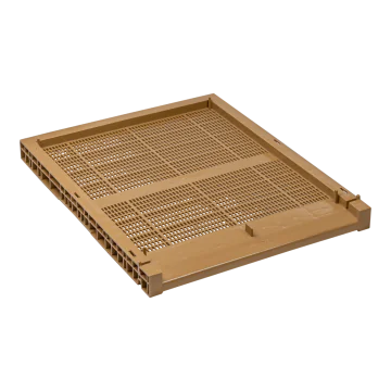 Plateau de ruche 10 cadres anti-varroa nicot - plastique pehd ventilé