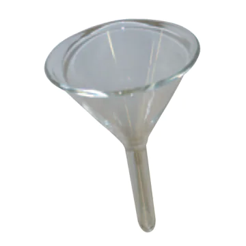 Mini entonnoir en verre pour remplissage bouillottes