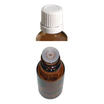 Flacons en verre brun de 15ml avec compte-gouttes - Lot de 10