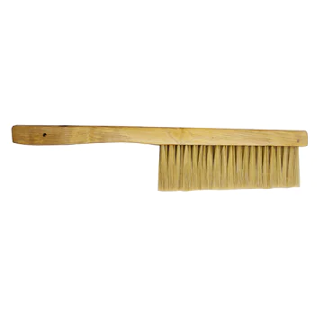 Brosse à abeilles en nylon avec manche bois - 46cm