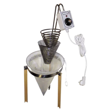 Filtre à miel chauffant complet ø 450 mm avec résistance