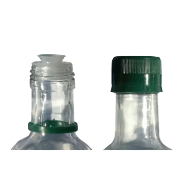 Bouchons plastique vert avec verseur pour bouteilles marasca (x100)