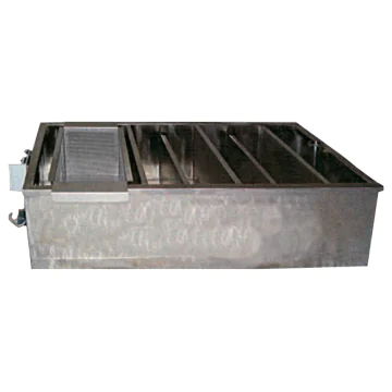 Bac décanteur miel double cuve forme basse - contenance 100 kg