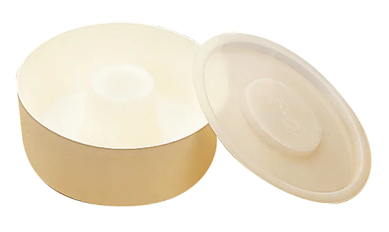 Nourrisseur rond plastique nicot 3,5 kg avec couvercle transparent