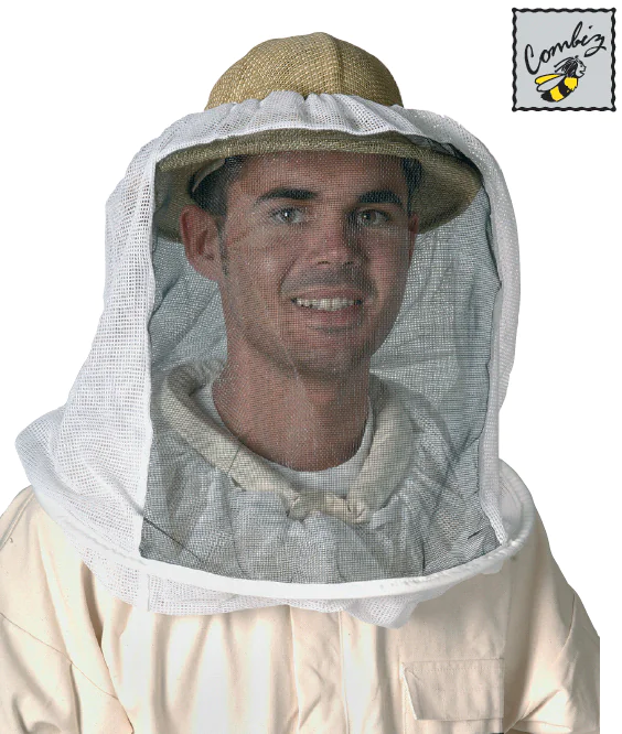 Voile apiculteur en maille avec cercle de protection sans chapeau