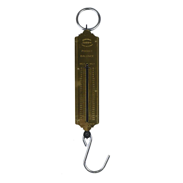 Peson manuel laiton 50 kg pour ruche