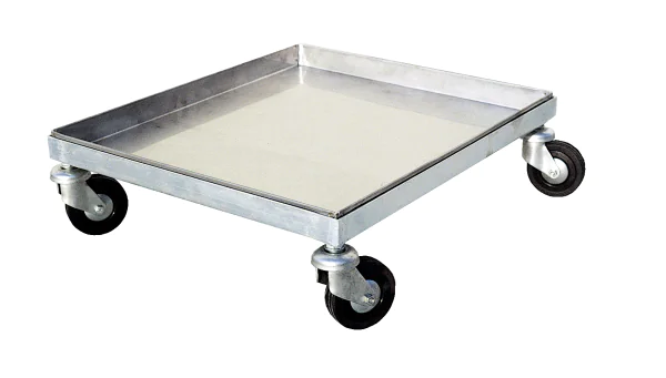 Chariot de transport inox pour hausses Dadant 10 cadres